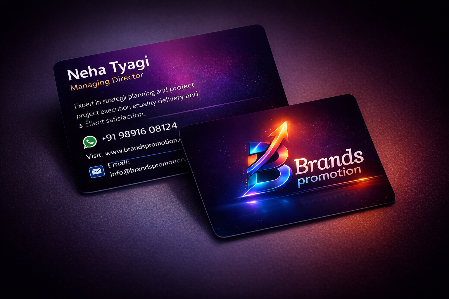 Visiting card design